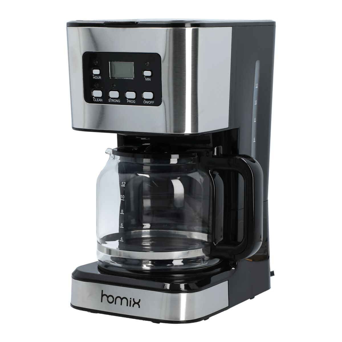 Homix 950W Automatic ShutOff LCD Coffee Maker with Programmable Timer